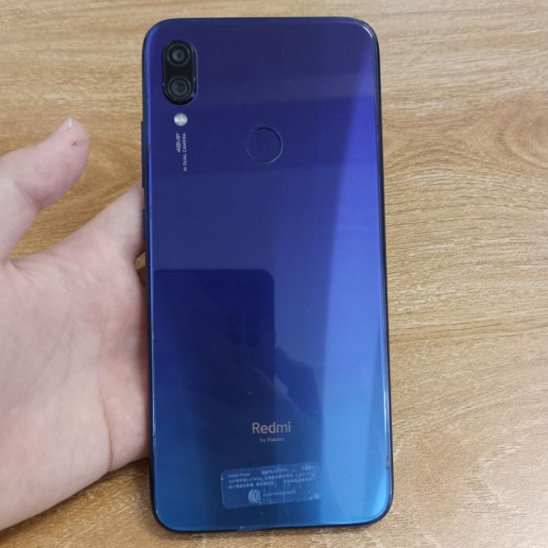 紅米 Redmi Note 7 4G 64GB 6.3吋 藍紫色 二手機