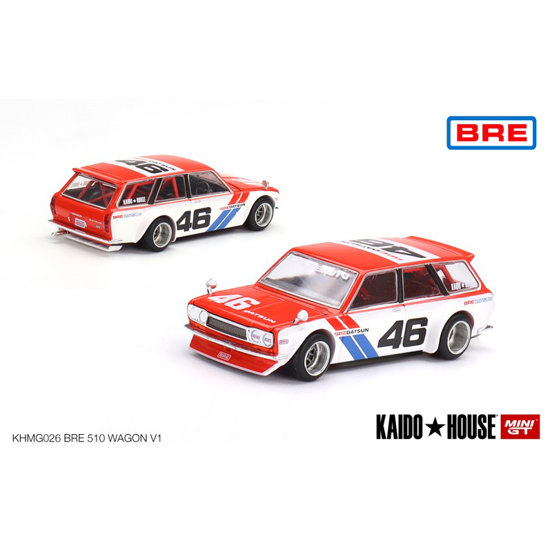 Mini GT 1/64 #026 Kaido House Datsun KAIDO 510 Wagon BRE V1