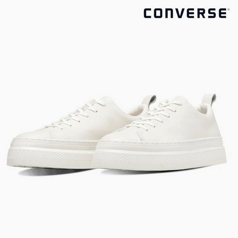 日本限定💗正品代購💗CONVERSE ALL STAR COUPE BATEAU OX 皮革 白色 黑色 小白鞋