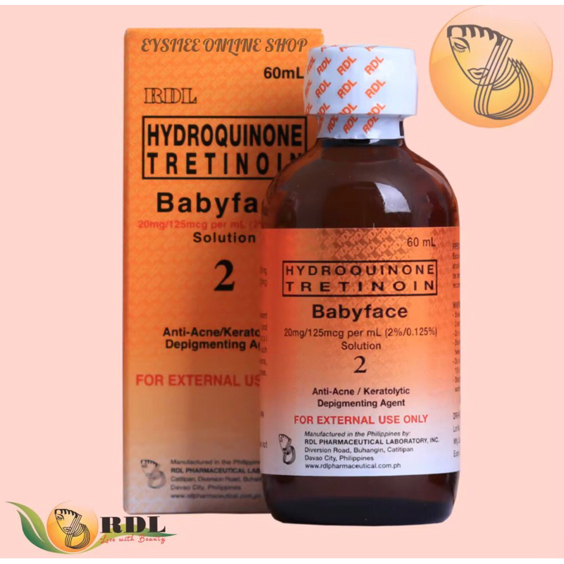 RDL Hydroquinone Tretinoin Baby Face #2 60ml