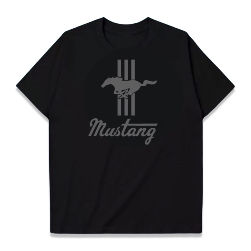 😎 帥到不行 美國Mustang 野馬Logo 經典款設計 黑色