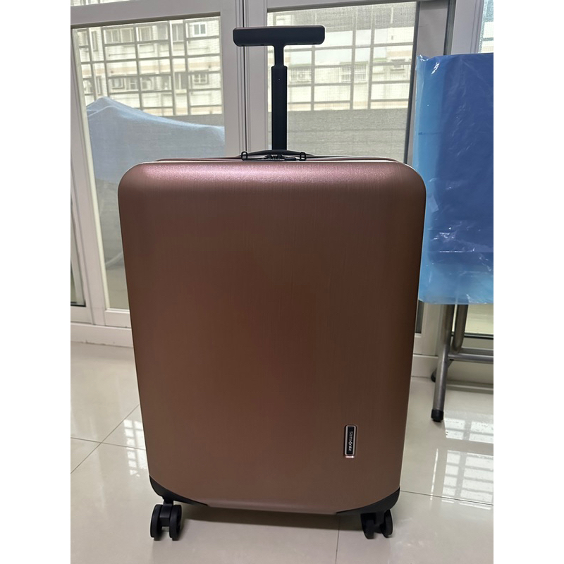 降價 Samsonite 新秀麗 25吋 輕量 四輪拉桿行李箱 玫瑰金 行李箱  已更換輪子