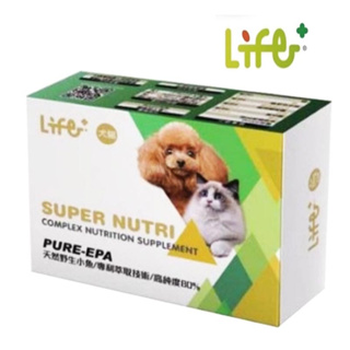 [免運]犬貓適用 Life+SUPER NUTRI魚油PURE-EPA 30粒(犬貓用)