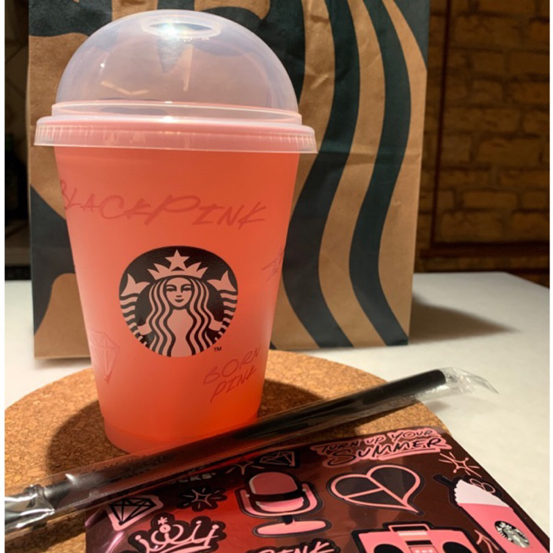 星巴克 BLANKPINK x STARBUCKS聯名 循環杯 KERMIT