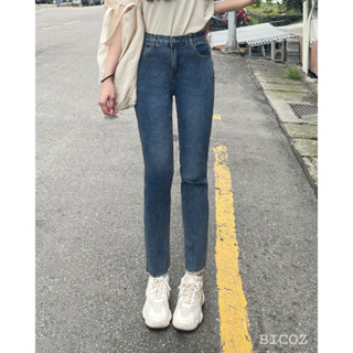 現貨｜BICOZ｜復古刷色~百搭造型釦男友褲 S~2L【23372】牛仔褲女 高腰 長褲女 休閒 百搭 男友褲 個性