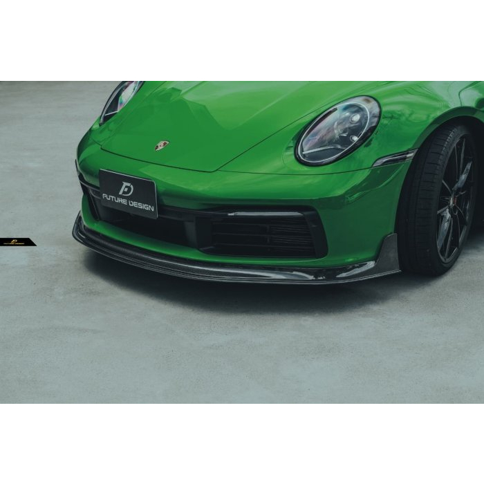 【政銓企業】Porsche 992 Carrera FD品牌 CARBON 碳纖維 卡夢 前下巴 免費安裝 現貨