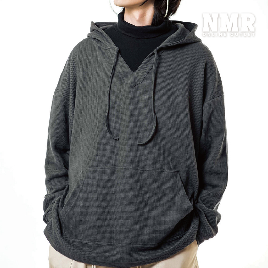 現貨 [NMR] NURARI 帽Tee 連帽 日系穿搭 Waffle Pattern Mexican Hoodie