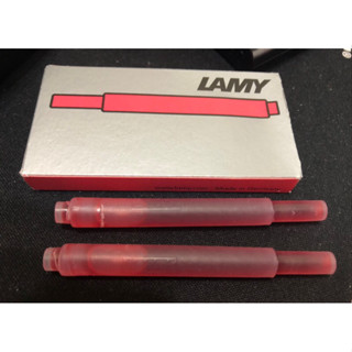 (限量版珊瑚色現貨）德國LAMY T10卡式墨水管5支入(盒) T10