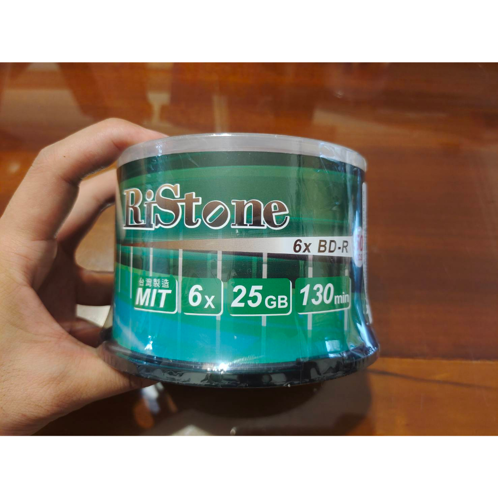 RiStone 6x BD-R 藍光燒錄片 25GB 原廠50片裝