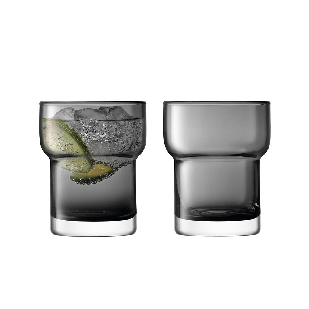 【英國LSA】UTILITY 水杯/Highball杯(灰) - 2入《拾光玻璃》飲料杯 水杯 酒杯 玻璃杯