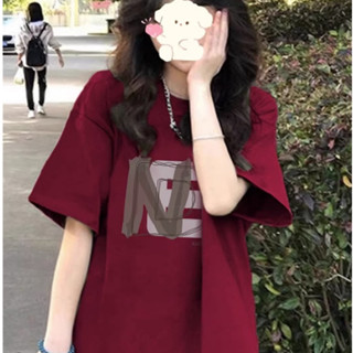 【Veee】短袖 t恤 純棉 oversize 短袖上衣 休閒 ins 風 顯瘦 女生上衣 夏季 原宿風 韓國 t 衣服