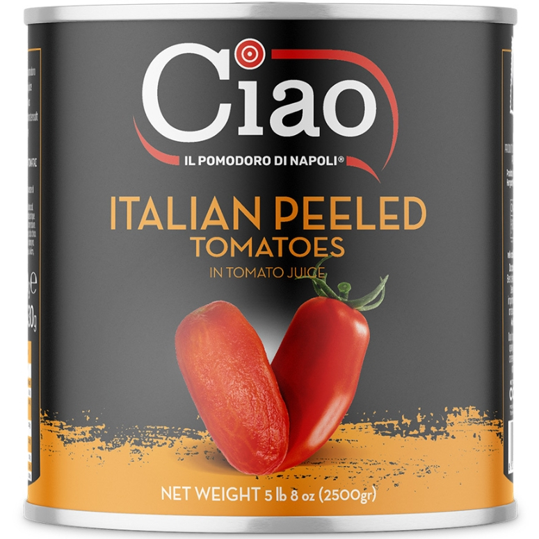 Ciao喬爾 去皮番茄 去皮整粒番茄 整粒番茄 整粒蕃茄 番茄粒罐頭 2.5kg