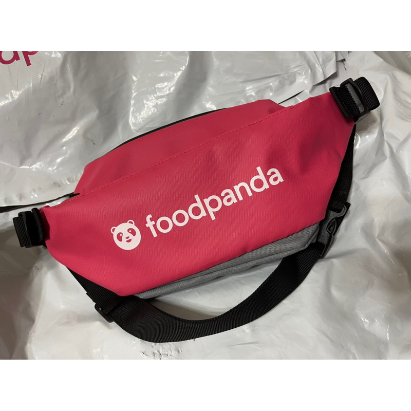 速出貨 全新熊貓foodpanda多內層腰包100%公司貨