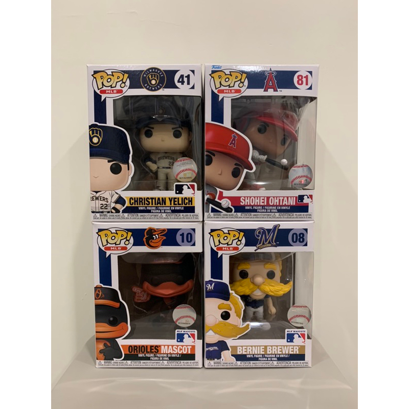 ［盒損品］FUNKO MLB POP 美國職棒大聯盟 天使隊 大谷翔平 OHTANI 釀酒人 金鷹 吉祥物