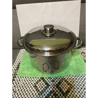 professional cooker 雙耳 底部厚實 不鏽鋼鍋具 中湯鍋 25公分