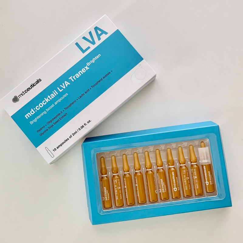 英國md:ceuticals LVA淨白煥顏A醇精華安瓶2ml*10安瓶