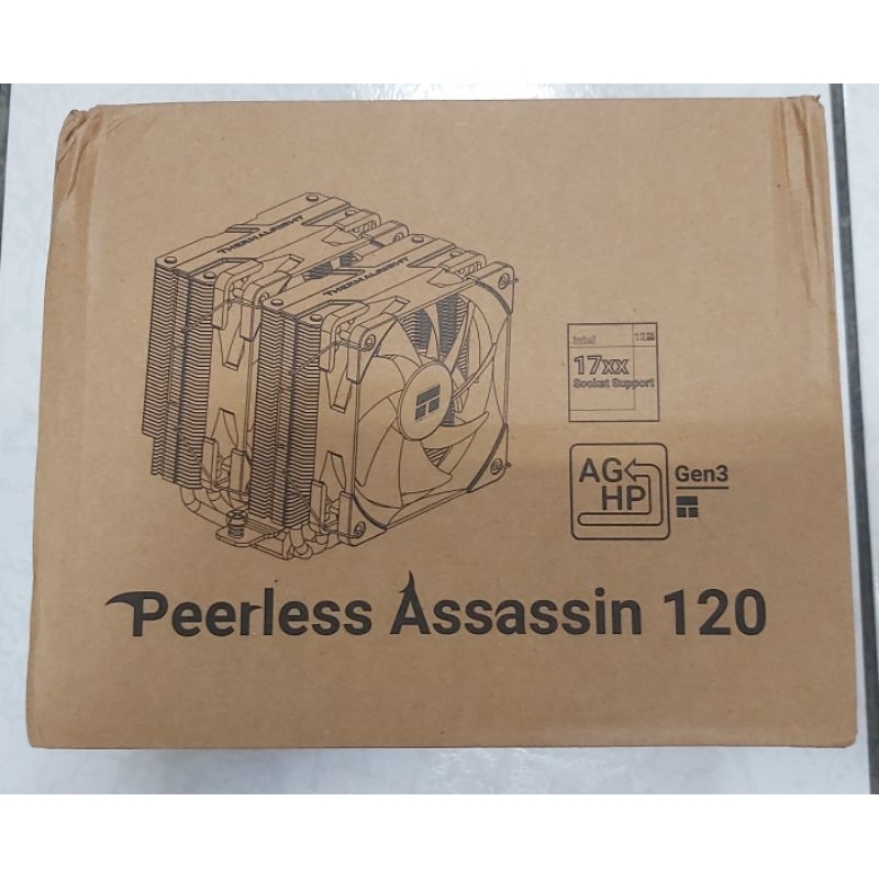 利民索摩樂 PA120 Peerless Assassin120，CPU散熱器。支援Intel 1700，AMD AM5
