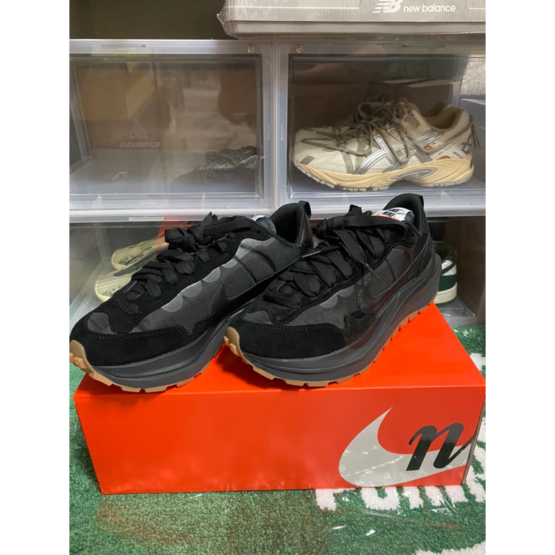 Nike Vaporwaffle / Sacai 焦糖黑 DD1875-001 / US9 / 27cm