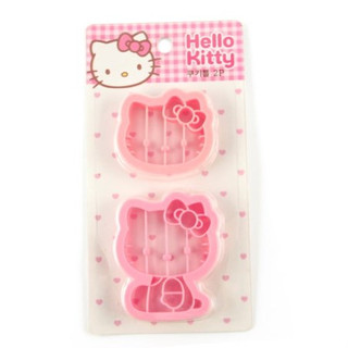 Sanrio 三麗鷗 凱蒂貓 Hello Kitty 凱蒂貓餅乾壓模(2入) 餅乾切模 三明治切模 手工餅乾 烘焙工具
