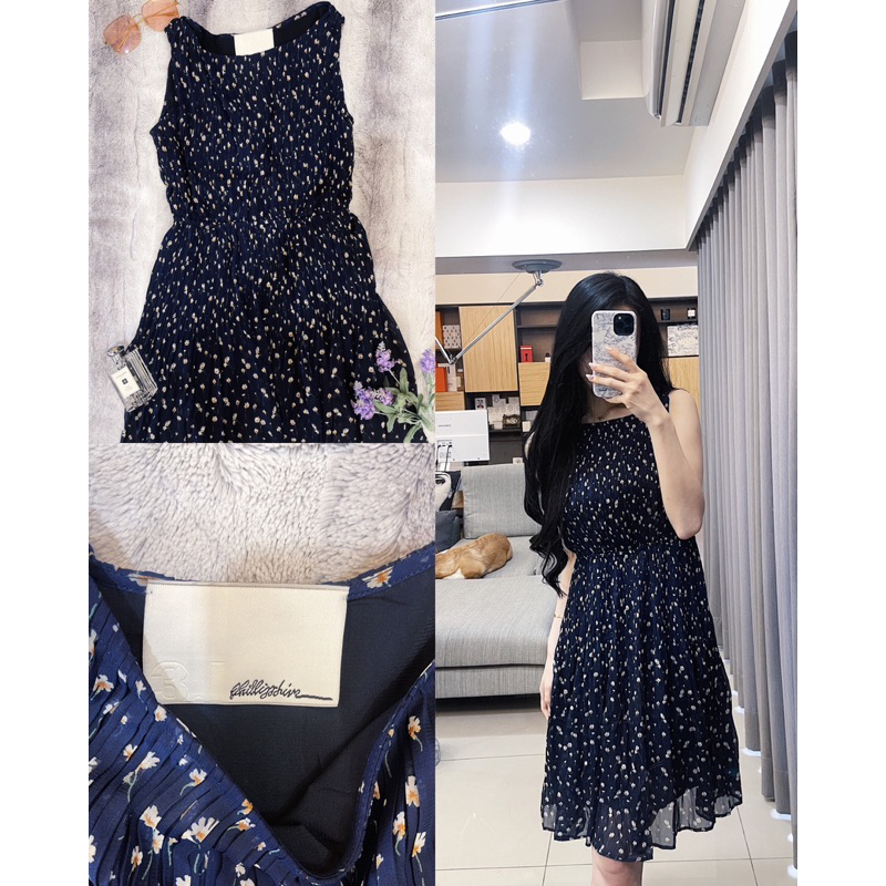 柔美小清紗 🦄 靈動縈繞少女感 ｜3.1 Phillip Lim 真絲溫柔清甜皺摺 百摺肌理勾勒搖曳 收腰及膝連身洋裝