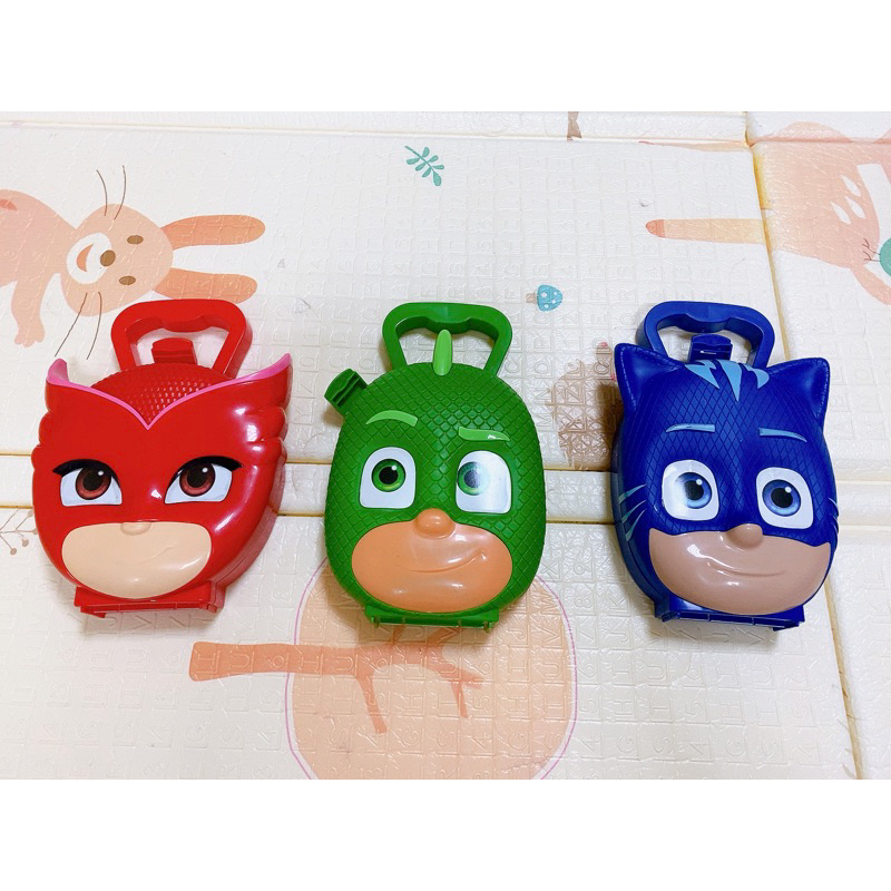 二手 睡衣小英雄 PJ MASKS 面具手提盒玩具