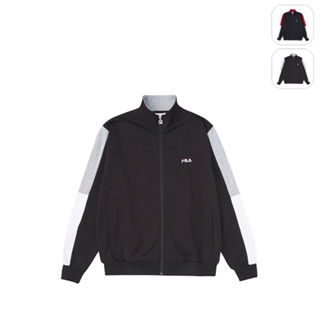 【FILA】男性 針織外套-黑色 1JKW-5522-BK