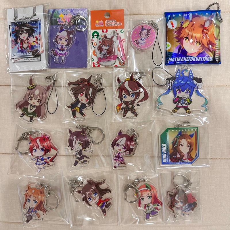 🍭Ruo🍭日貨 賽馬娘 綜合 軟塑膠 壓克力 吊飾 雙渦輪 神鷹 特別週 光鑽 北部玄駒 赤驥 鈴鹿 東海帝王 帝王光輝