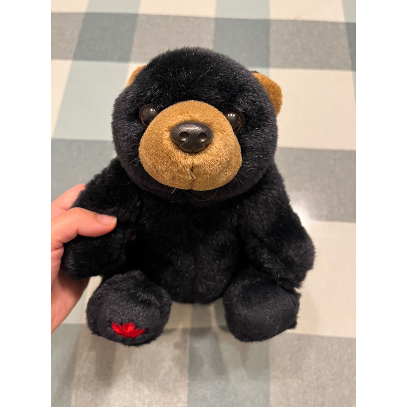 Stuffed animal house加拿大黑熊 玩偶 布偶 填充娃娃 仿真熊娃娃 玩具