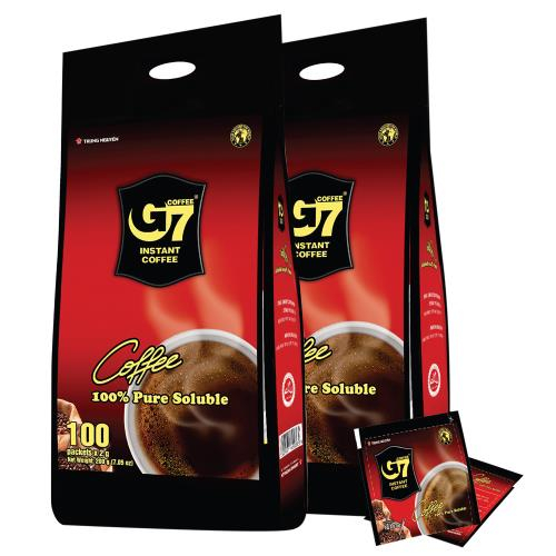 G7 Instant coffee 越南咖啡 無糖 即溶咖啡 純黑咖啡2g隨手包(100包入)