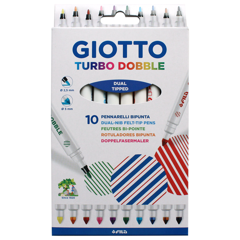 GIOTTO 粗細兩用彩色筆 8000825424601-限時特價