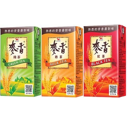 【玖龍百貨】鋁箔包麥香系列 麥香紅茶麥香綠茶麥香奶茶