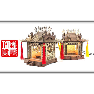 [致盈文創] SBTP-03 DIY雷射雕刻-廟宇系列 小廟 擺設小廟DII 廟宇 木模型 禮品 3D拼圖 立體拼圖