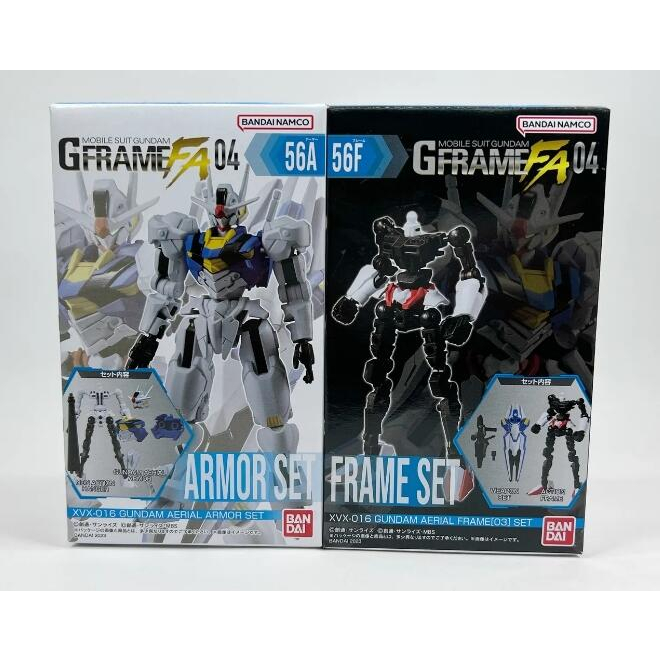 🐱神玩具🐱 日版 56A 56F 風靈鋼彈  全新機動戰士鋼彈 G frame FA 04 盒玩 水星的魔女 萬代