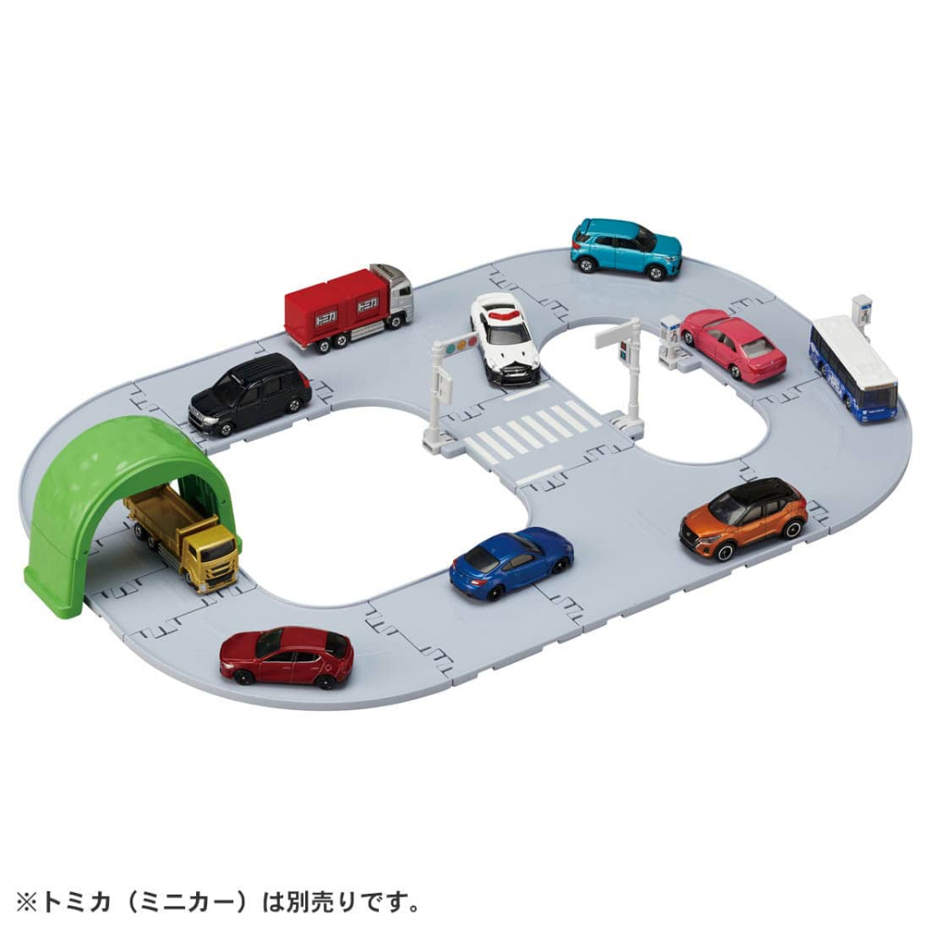 玩具反斗城 Tomica多美 新城鎮-道路板(附隧道)