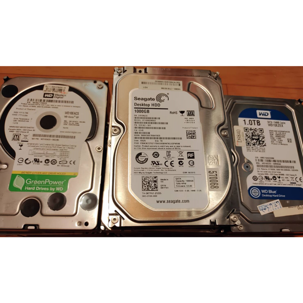 WD Seagate 希捷 日立 東芝 硬碟 1T 1TB 500G HDD  3.5吋硬碟 1T硬碟 藍標 綠標 紫標