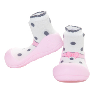 韓國Attipas-快樂學步鞋-芭蕾粉紅-襪型鞋