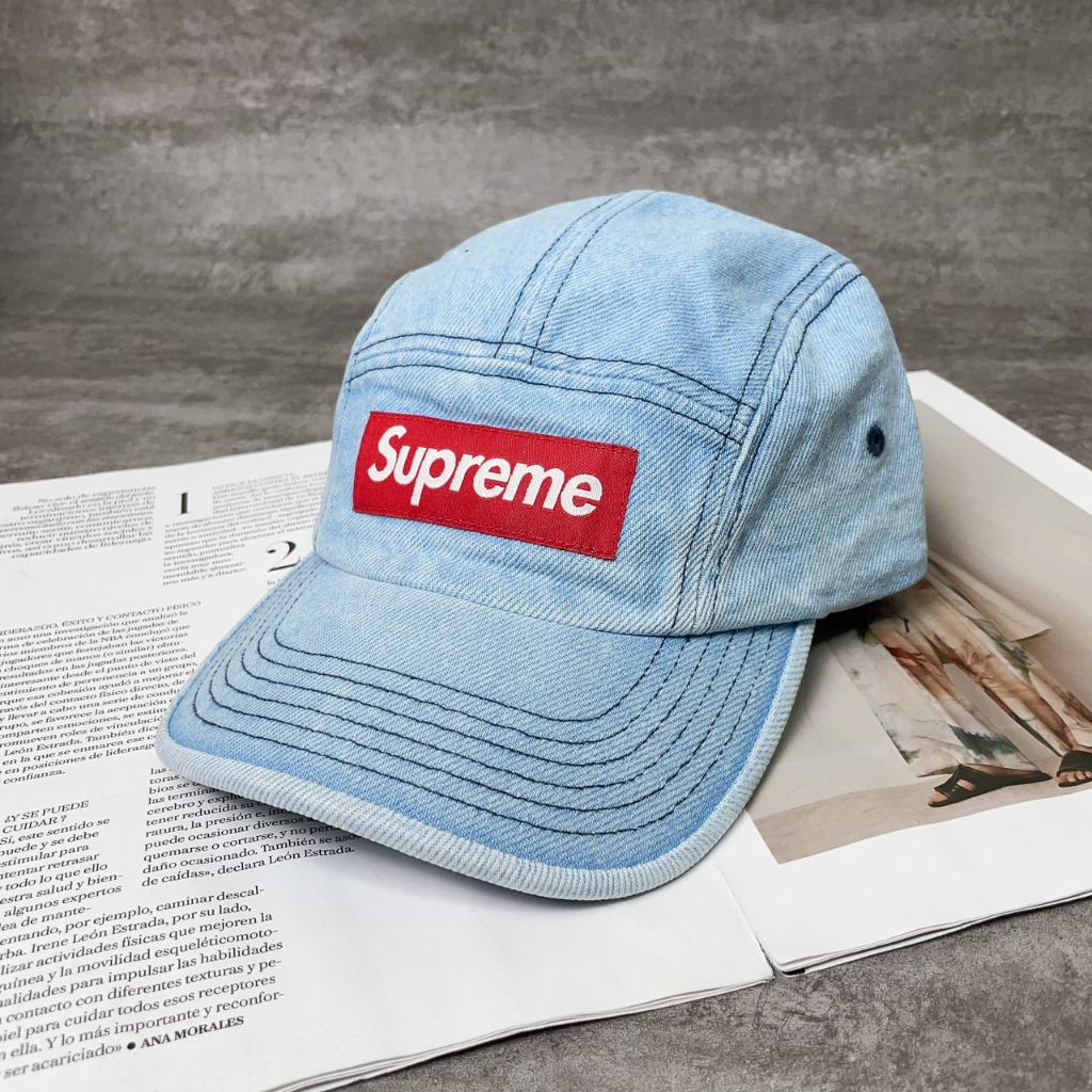 UENO上野日貨 SUPREME BOX LOGO 單寧五分割帽【SUPR4-F13】