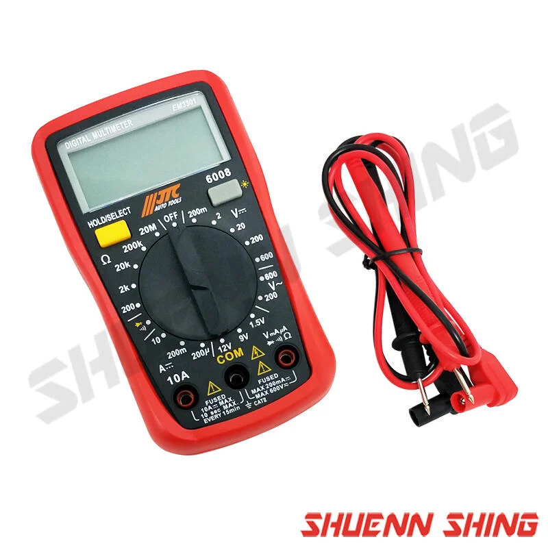▲LOCKE汽車工具 機車工具 機械工具///數字型三用電錶 JTC-6008