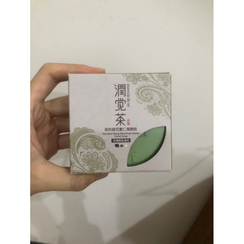 全新💐 茶寶 潤覺茶 茶籽綠豆薏仁潔顏皂(100g)&lt;全植物製&gt;
