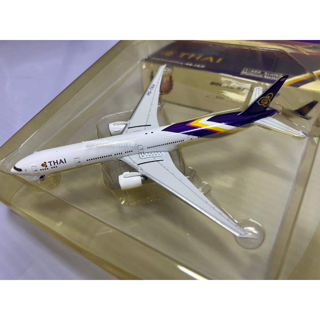 「保溫之家」泰國航空 Thai BOEING 777-300/ER HS-TKH 1:400 金屬 飛機模型 10435