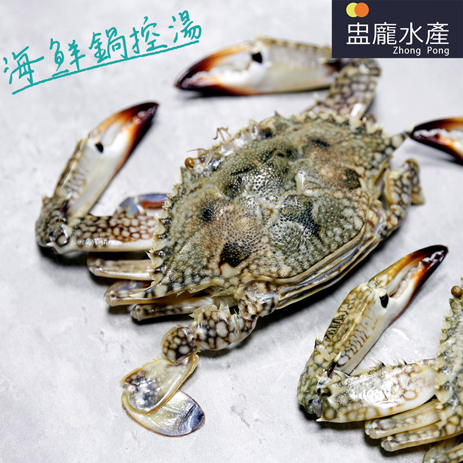 【盅龐水產】藍蟹(母)150/200(2入) - 重量350g±10%/盒