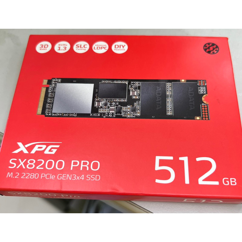 威剛SX8200 Pro 512g M.2 ssd