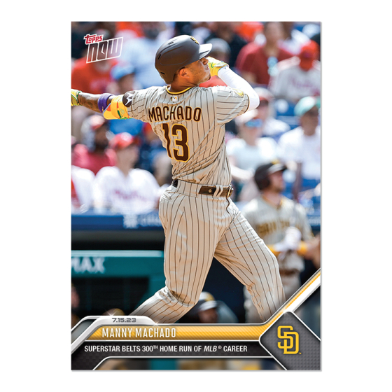 Manny Machado 球員卡 2023 MLB TOPPS NOW Card 569 生涯300轟