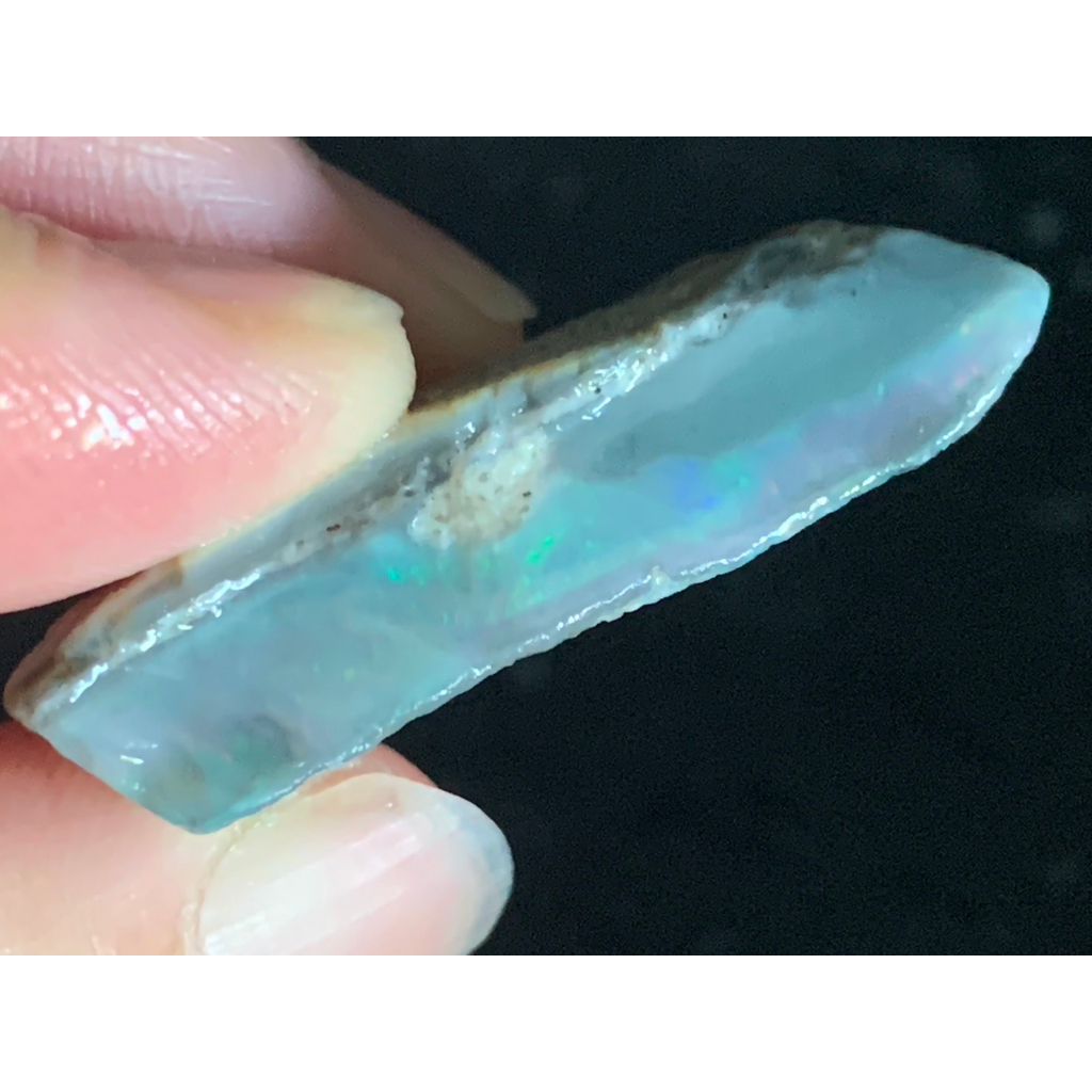 茱莉亞 澳洲蛋白石 蛋白石 原礦 編號Ｒ125 重32.8 原石 boulder opal 歐泊 澳寶 閃山雲 歐珀