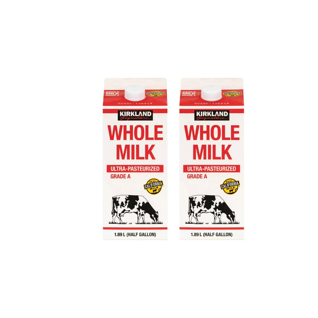 Kirkland Signature 科克蘭全脂鮮乳 1.89公升 X 2瓶#Costco好市多低溫#855679