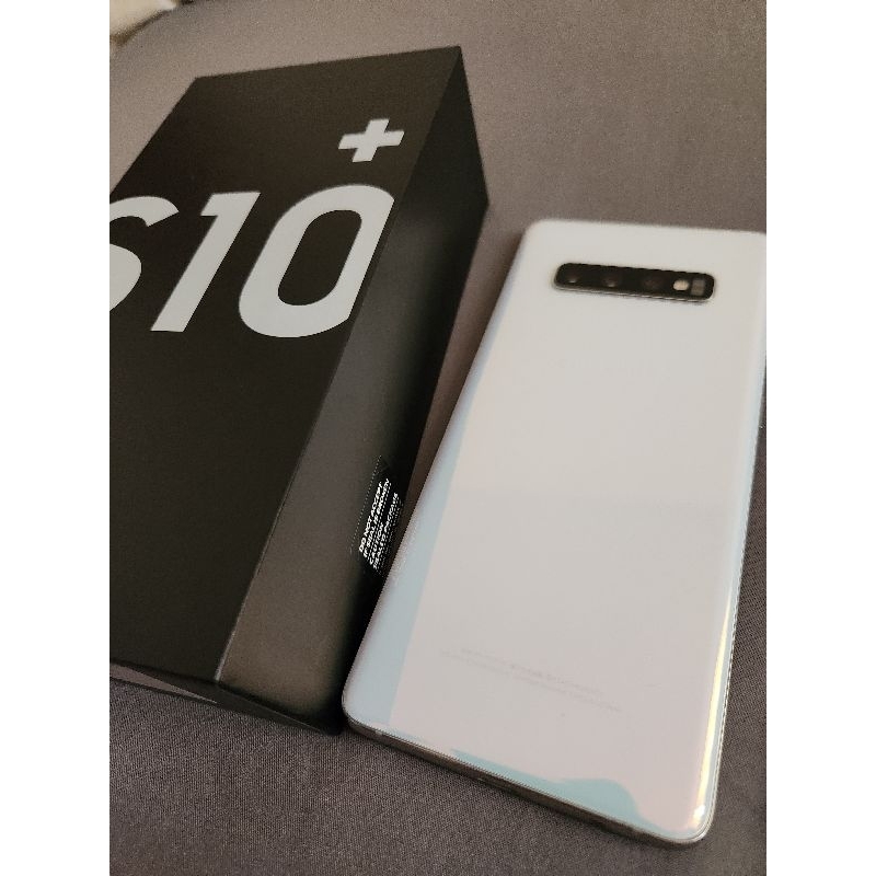 三星Samsung Galaxy S10+ Plus 128G 絢光白 9.8成新