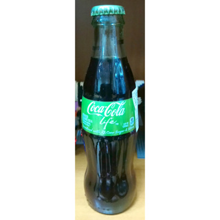 可口可樂 Coca Cola 美國 Life 綠色 曲線瓶 玻璃瓶
