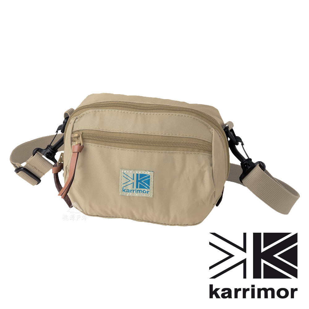 【karrimor】VT pouch 二用包 1.2L『蒼白卡其』53619VP 登山.露營.休閒.旅遊.戶外.側背包.