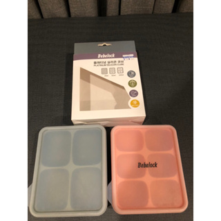 韓國BeBeLock 鉑金食品級矽膠連裝盒 100ml 4格（售完）