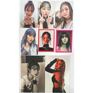 (G)I-DLE I NEVER DIE I LOVE 小卡 專卡 證據卡 唇印卡 雨琦 Minnie 薇娟 舒華